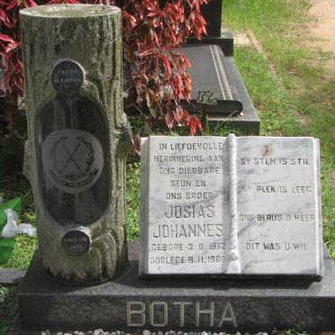 BOTHA Josias Johannes 1962-1980