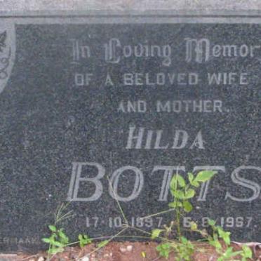 BOTTS Hilda 1897-1967