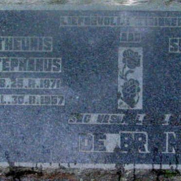 BRUIN Theunis Stephanus, de 1871-1957 &amp; Susanna Catharina Levina 1881-