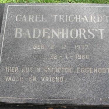 BADENHORST Carel Trichardt 1937-1988
