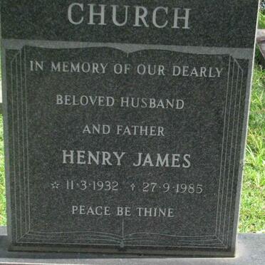CHURCH Henry James 1932-1985