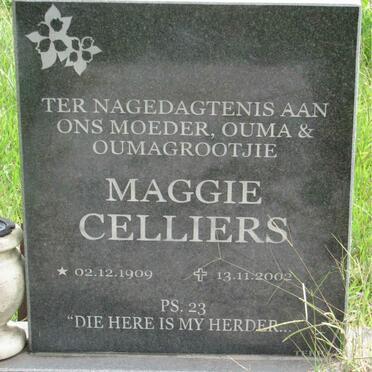 CELLIERS Maggie 1909-2002