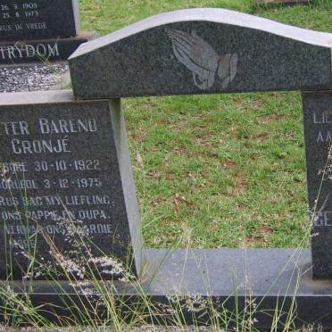 CRONJÉ Pieter Barend 1922-1975 &amp; Anna Maria Jacomina BARNARD 1924-1984