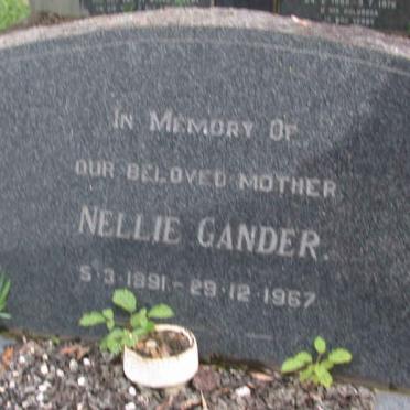 GANDER Nellie 1891-1967