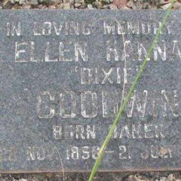 GOODWIN Ellen Hannah nee BAKER 1856-198?