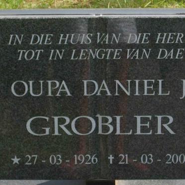GROBLER Daniel J. 1926-2002