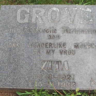 GROVÉ Zita 1921-1982