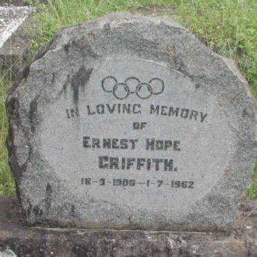 GRIFFITH Ernest Hope 1900-1962
