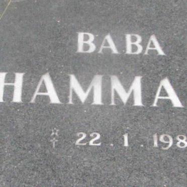 HAMMANN Baba 1984-1984