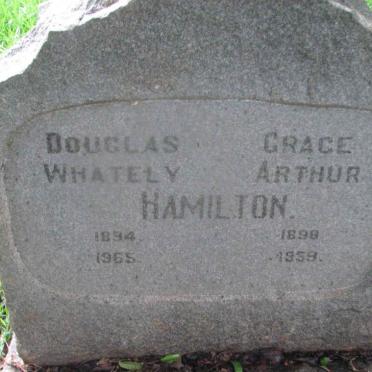 HAMILTON Douglas Whately 1894-1965 &amp; Grace Arthur 1898-1959