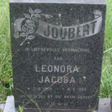 JOUBERT Leonora Jacoba 1905-1982