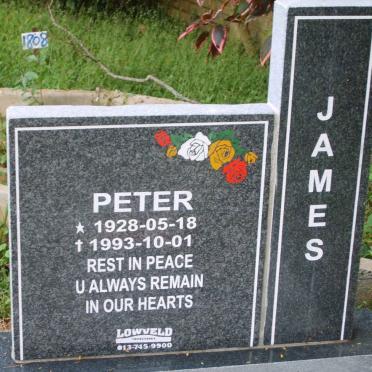 JAMES Peter 1928-1993