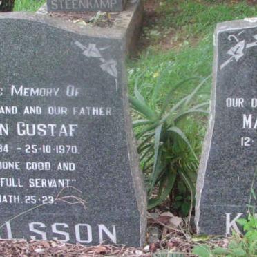 KARLSSON Johan Gustaf 1894-1970 &amp; Maria Sofia Naemie 1900-1989