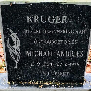 KRUGER Michael Andries 1954-1978
