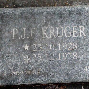 KRUGER P.J.F. 1928-1978
