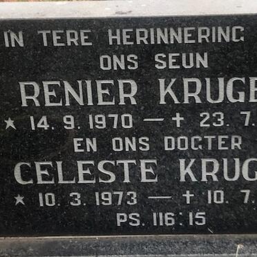 KRUGER Renier 1970-1987 :: KRUGER Celeste 1973-1988