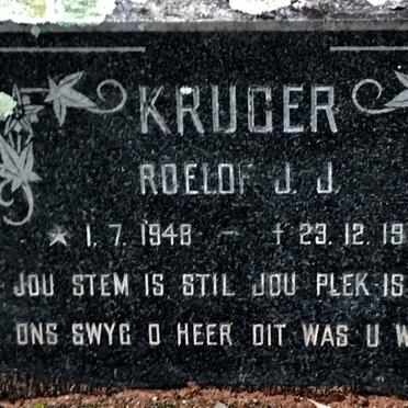 KRUGER Roelof J.J. 1948-1969