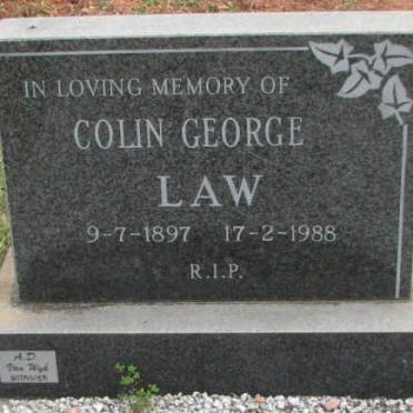 LAW Colin George 1897-1988