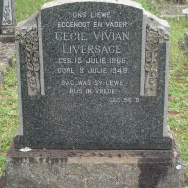 LIVERSAGE Cecil Vivian 1906-1949
