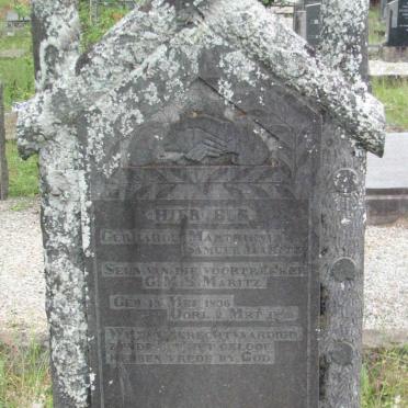 MARITZ Gerhardus Marthinus Samuel 1836- ?