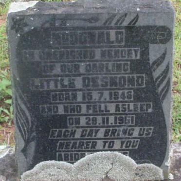 McDONALD Desmond 1946-1951