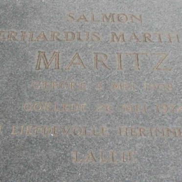 MARITZ Salmon Gerhardus Marthinus 1908-1974