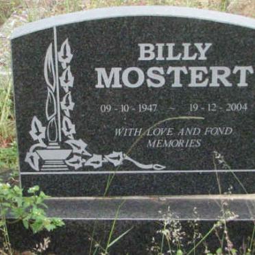 MOSTERT Billy 1947-2004
