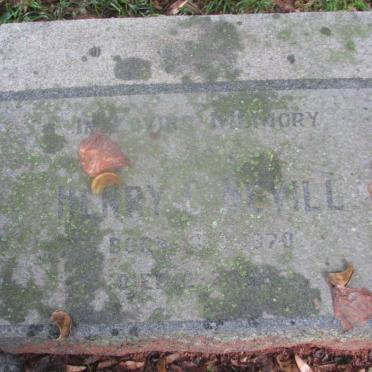 NEVILL Henry C. 1870-1965