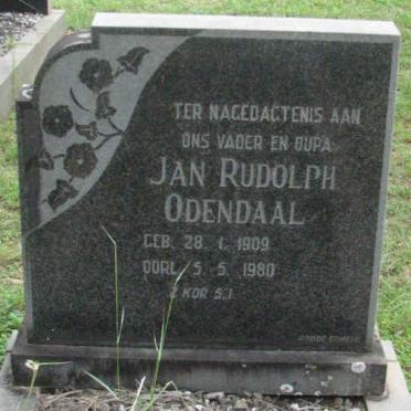 ODENDAAL Jan Rudolph 1909-1980