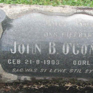 O’CONNELL John B. 1903-1963