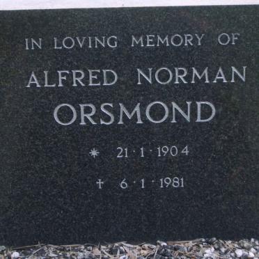 ORSMOND Alfred Norman 1904-1981