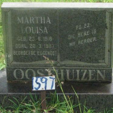 OOSTHUIZEN Martha Louisa 1918-1987