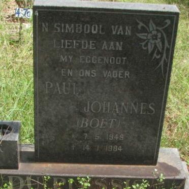 PLESSIS Paul Johannes, du 1949-1984