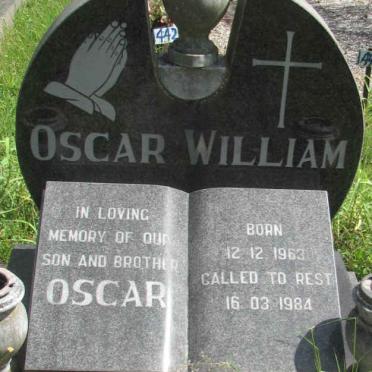 PALMER Oscar William 1963-1984