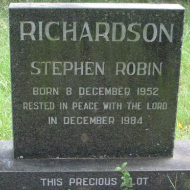 RICHARDSON Stephen Robin 1952-1984