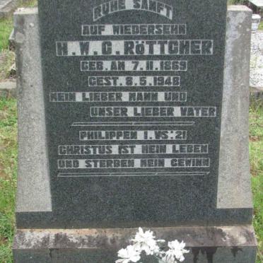 RÖTTCHER H.W.C. 1869-1948