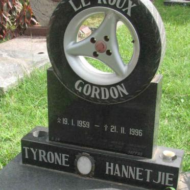 ROUX Gordon, le 1959-1996