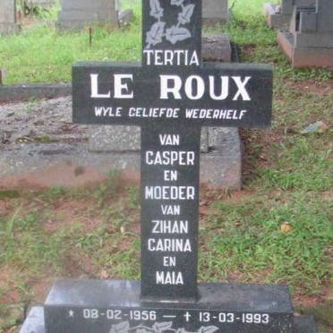 ROUX Tertia, le 1956-1993