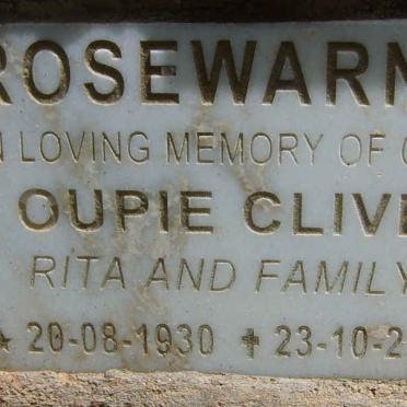 ROSEWARNE Clive 1930-2000