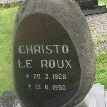 ROUX Christo, le 1928-1990 :: ANTHONY Deon 1959-2003