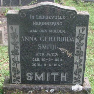 SMITH Anna Gertruida nee HUGO 1880-1957