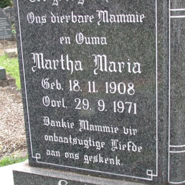 SCHOLTZ Martha Maria 1908-1971