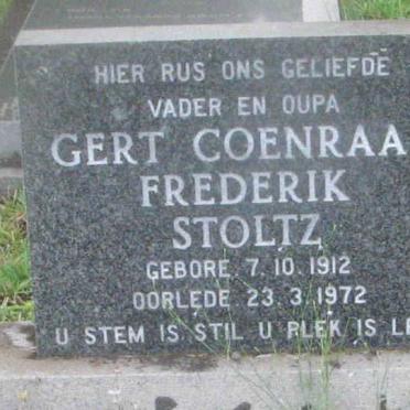 STOLTZ Gert Coenraad Frederik 1912-1972