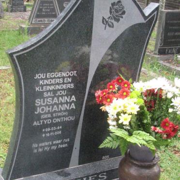 SPIES Susanna Johanna nee STRÖH 1944-2006