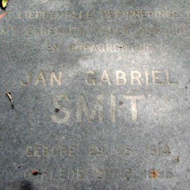 SMIT Jan Gabriel 1914-1995