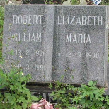SIMS Robert William 1921-1991 &amp; Elizabeth Maria 1930-