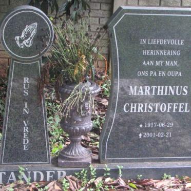 STANDER Marthinus Christoffel 1917-2001