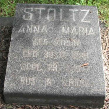 STOLTZ Anna Maria nee STROH 1899-1977