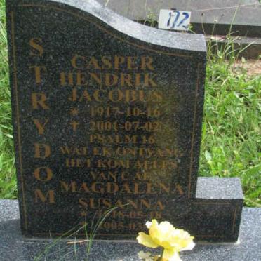 STRYDOM Casper Hendrik Jacobus 1917-2001 &amp; Magdalena Susanna 1918-2005