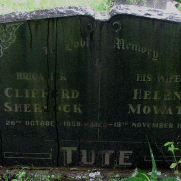 TUTE Clifford Sherlock -1958 &amp; Helen Mowat -1958